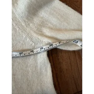 J.crew high ribbed wool blend ivory sweater size M thumbnail 8