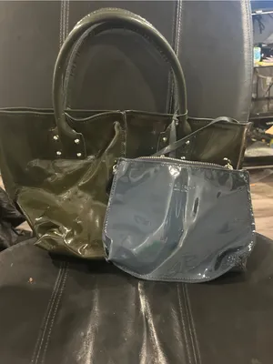 Orciani Olive Green Patent Tote thumbnail 8