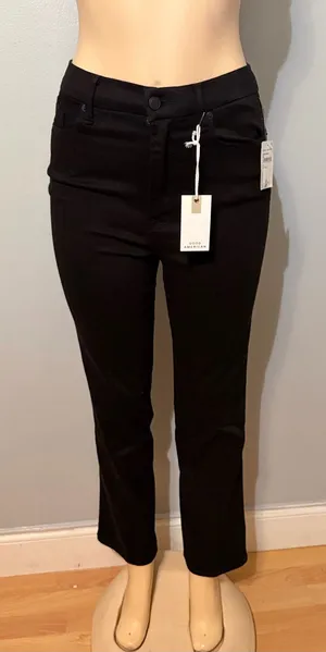 Good American Black good curve High-Rise straight Jeans thumbnail 1