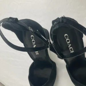 Coach Womens Chrystie Closed Toe Ankle Strap Casual Platforms Fashion Heels 9B thumbnail 9