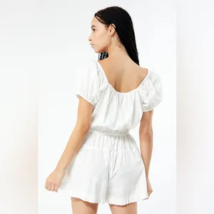 Free People A Sight For Sore Eyes White Romper thumbnail 4