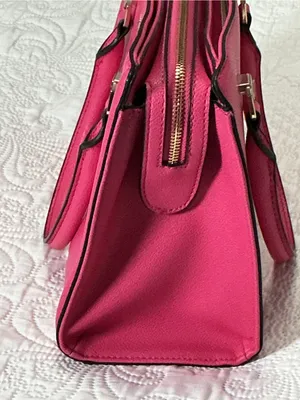 Nine West Strawberry Pink Shoulder Bag Purse Women’s Handbag Large thumbnail 8