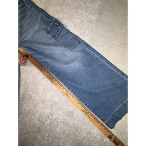 american eagle super high rise baggy wide leg cargo jeans 10 reg thumbnail 10
