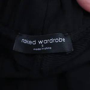 Naked Wardrobe Mens Black Sweatshirt and Jogger Sweatpants Set Size S thumbnail 7