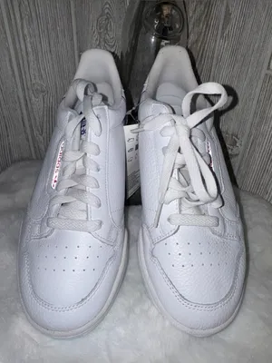 adidas 80’s Continental Shoes with Navy Stripe and Pink Logo thumbnail 6
