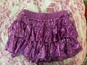 DO+BE purple sequence skirt thumbnail 2