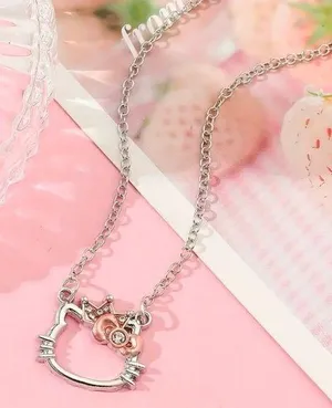Hello Kitty Gorgeous Licensed Charm “18 Rhinestone Necklace thumbnail 1