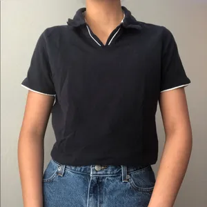 vintage velocity black polo golf tee thumbnail 1