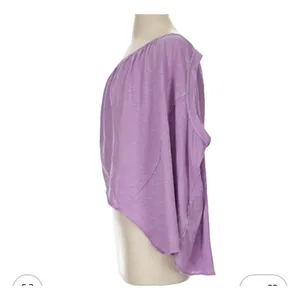 Free People We The Free Spring Break NWT Purple One Shoulder Top Oversized Sz S thumbnail 3