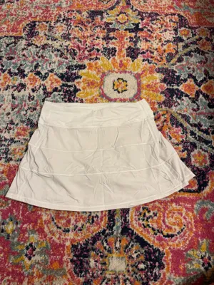 Lululemon White Skirt Pace Rival 6 thumbnail 2