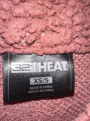 32 Heat Teddy Fleece Shacket Jacket XS/S Button Front Cozy Sherpa Fall Cozy thumbnail 3