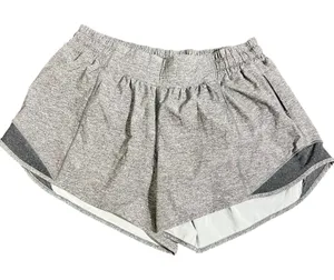 Lululemon Hotty Hot Shorts 8 Long Heather Lux Multi Black Heathered Black W7ATLT thumbnail 1