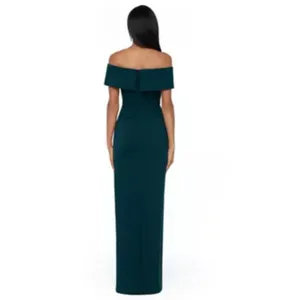 Xscape Formal Evening Gown Sz 4 Green Wedding Guest Party Mother of Bride Prom thumbnail 2
