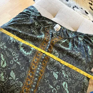 RAGA Stefna Maxi Dress‎ Green Size Small Printed Boho thumbnail 7