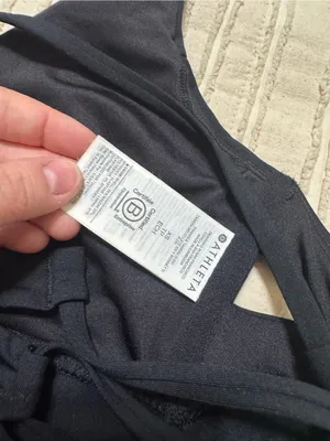Athleta Black Crisscross Strap Tankini Top thumbnail 5