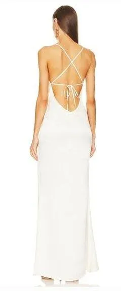 Michael Costello x REVOLVE Cecelia Gown in Ivory XS thumbnail 2