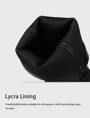 Platform Chunky Boots Black Size 7.5 thumbnail 3