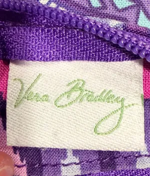 Vera Bradley | Lilac Tapestry, zip ID case.  thumbnail 10