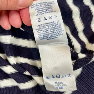 The Outfitters By Lands End Striped Crew Neck Sweater Large thumbnail 10