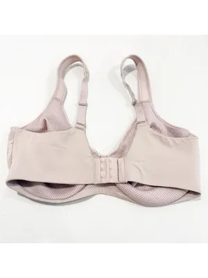 Bali Bra Size 38DD Nude Mesh Underwire Minimizer Coolest Smoothing Top‎ Classic thumbnail 11