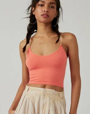 NWOT free people skinny strap brami watermelon xs/s thumbnail 1