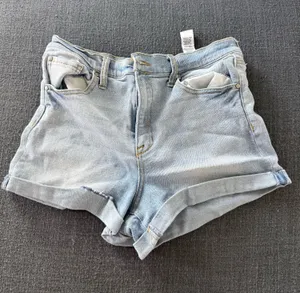 Light Wash Denim Shorts Blue Size 30 thumbnail 1