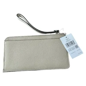 NWT Kate Spade Lucy Colorblock Pebbled Leather L-Zip Wristlet thumbnail 2