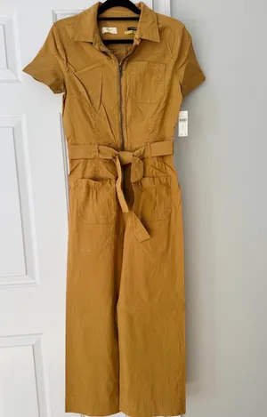 Anthropologie Maeve The Colette Weekend Zip Front Jumpsuit, Size 4 thumbnail 6