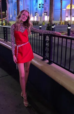 Nasty Gal Red Slip Dress thumbnail 1