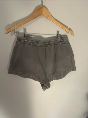 NWOT Agolde mini sweatshorts grey small thumbnail 3