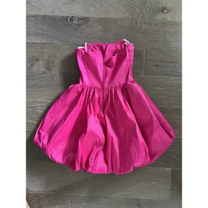 Windsor Pink Fit Flare Mini party Dress Strapless Bubble Hem Prom Small thumbnail 5