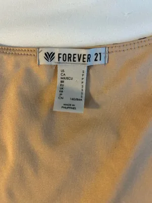 Forever 21 Cheetah Square Neck Crop Top thumbnail 3