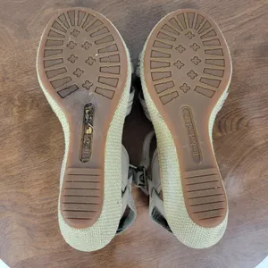 Timberland Earthkeepers Whittier Womens Sandals 9 Gray Jute Leather Wedge 8260R thumbnail 14