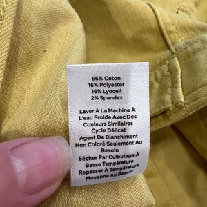 Talbots Womens XS Chartreuse Denim Trucker Jacket Cotton Blend Stretch ID245 thumbnail 7