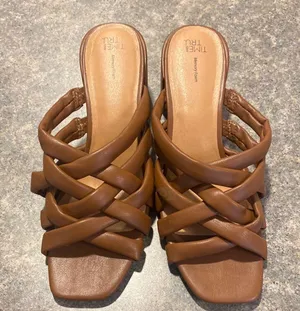 Time and Tru Tan Braided Mules thumbnail 1