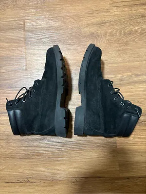 Timberland Premium Waterproof Boots Womens 9.5 Black Nubuck Lace Up A1I56S thumbnail 2