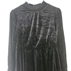 Baltic Born Tina Velvet Short Dress Black XL New‎ with Tag Long Sleeve thumbnail 5