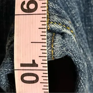 Levis 518 Juniors Size 13 Blue Super Low Stretch Bootcut Jeans Medium Wash‎ thumbnail 4
