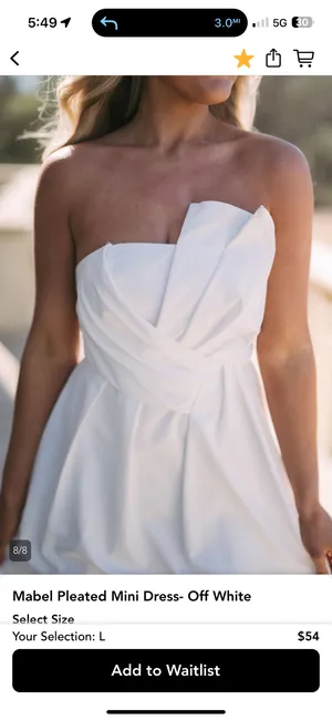 White Dress thumbnail 3