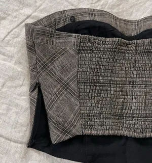 Free People Plaid Tube Top thumbnail 5