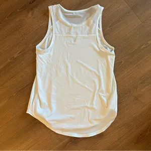 Offline by Aerie White Mesh Tank Top thumbnail 6