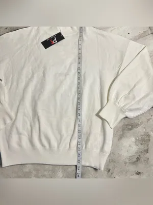 NWT Possehe Off-White Mock Neck Pullover Sweater Oversized Women's Size XL thumbnail 2