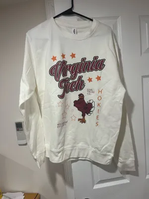 NWT Girl Tribe Co Virginia Tech Crewneck Sweatshirt thumbnail 2