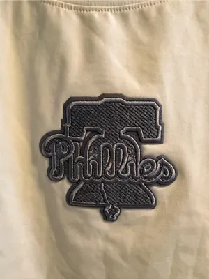 Pro Standard Philadelphia Phillies Women’s Ivory Reverse Short Sleeve T-Shirt thumbnail 4