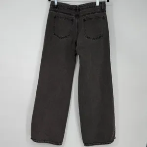 Edikted‎ Womens Black Acid Wash Wide Leg Baggy Jeans Size Medium Streetwear Y2K thumbnail 2