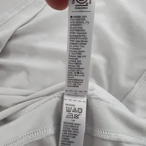 Athleta Women M Inspire‎ Tank Top White V-Neck Oversized Flowy Relaxed Yoga Gym thumbnail 7
