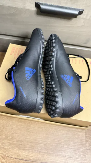 Adidas Boys X Speedflow Black Blue Soccer Indoor Football Cleats 5.5 thumbnail 5