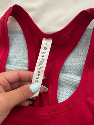 Red Lululemon Tank thumbnail 2