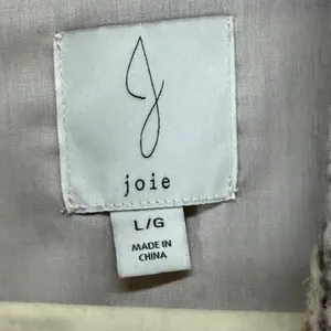 Joie Plaid Shacket Womens L Tan Beige Rustic Jacket thumbnail 12
