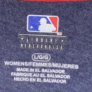 Boston Red Sox Women’s MLB‎ V-Neck Raglan Tee Large Genuine Merchandise thumbnail 3